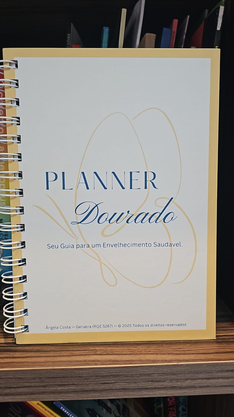 Planner Dourado